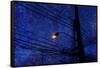 Night-André Burian-Framed Stretched Canvas