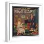 Nightcap Brand - Anaheim, California - Citrus Crate Label-Lantern Press-Framed Art Print