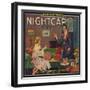 Nightcap Brand - Anaheim, California - Citrus Crate Label-Lantern Press-Framed Art Print