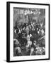 Nightclub Singers Performing for Patrons Seated at Tables in Sammy's Bowery Follies-null-Framed Photographic Print