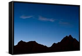 Nightfall Badlands South Dakota-Steve Gadomski-Framed Stretched Canvas