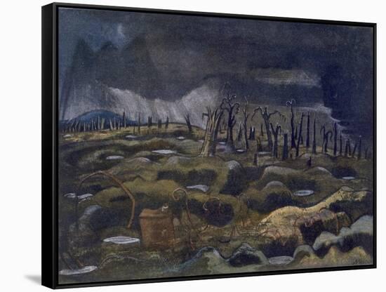 Nightfall, British Artists at the Front, Continuation of the Western Front, Part Three, Nash, 1918-Paul Nash-Framed Stretched Canvas