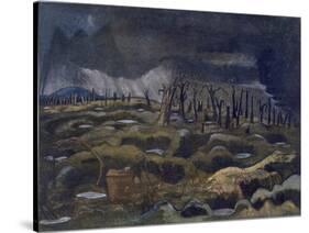 Nightfall, British Artists at the Front, Continuation of the Western Front, Part Three, Nash, 1918-Paul Nash-Stretched Canvas