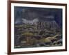 Nightfall, British Artists at the Front, Continuation of the Western Front, Part Three, Nash, 1918-Paul Nash-Framed Giclee Print