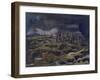 Nightfall, British Artists at the Front, Continuation of the Western Front, Part Three, Nash, 1918-Paul Nash-Framed Giclee Print