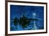 Nightfall in Blue-null-Framed Giclee Print