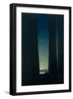 Nightfall, Luxor, C.1910 (Oil on Canvas)-David Young Cameron-Framed Giclee Print