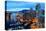 Nightfall Vancouver Canada-null-Stretched Canvas