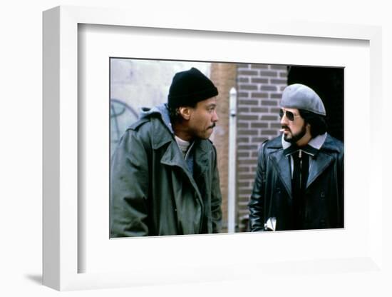 NIGHTHAWKS, 1981 directed by BRUCE MALMUTH Billy Dee Williams and Sylvester Stallone (photo)-null-Framed Photo