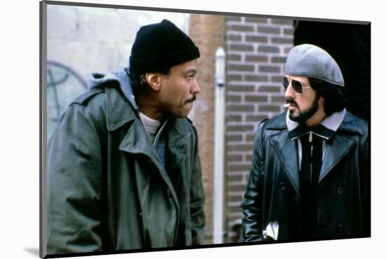 NIGHTHAWKS, 1981 directed by BRUCE MALMUTH Billy Dee Williams and Sylvester Stallone (photo)-null-Mounted Photo