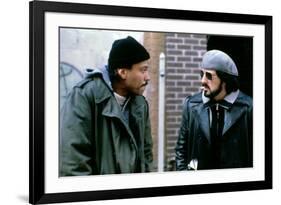 NIGHTHAWKS, 1981 directed by BRUCE MALMUTH Billy Dee Williams and Sylvester Stallone (photo)-null-Framed Photo