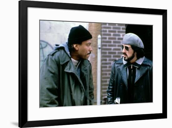 NIGHTHAWKS, 1981 directed by BRUCE MALMUTH Billy Dee Williams and Sylvester Stallone (photo)-null-Framed Photo