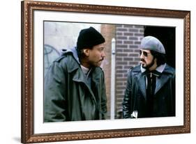 NIGHTHAWKS, 1981 directed by BRUCE MALMUTH Billy Dee Williams and Sylvester Stallone (photo)-null-Framed Photo