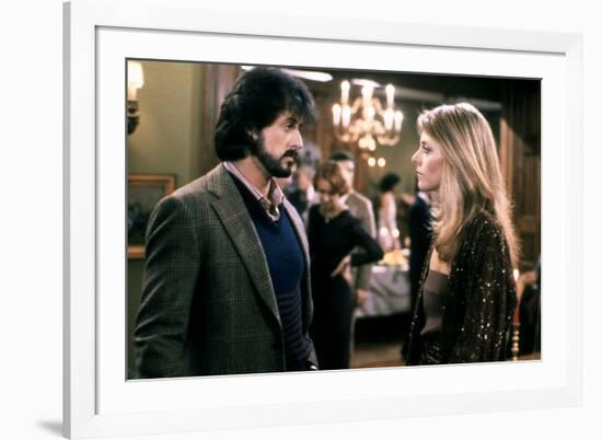 NIGHTHAWKS, 1981 directed by BRUCE MALMUTH Sylvester Stallone and Lindsay Wagner (photo)-null-Framed Photo