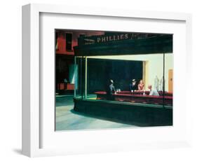 Nighthawks, c.1942-Edward Hopper-Framed Art Print