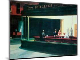 Nighthawks, c.1942-Edward Hopper-Mounted Art Print