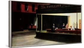 Nighthawks, c.1942-Edward Hopper-Framed Art Print