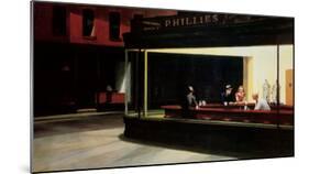 Nighthawks, c.1942-Edward Hopper-Mounted Art Print