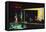 Nighthawks Spoof Graffiti-null-Framed Stretched Canvas