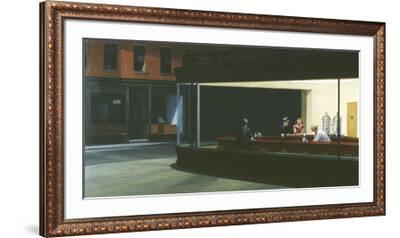 Nighthawks-Edward Hopper-Framed Premium Edition
