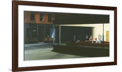 Nighthawks-Edward Hopper-Framed Premium Edition