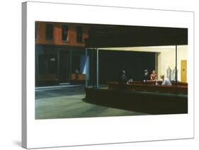 Nighthawks-Edward Hopper-Stretched Canvas