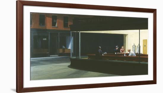 Nighthawks-Edward Hopper-Framed Giclee Print