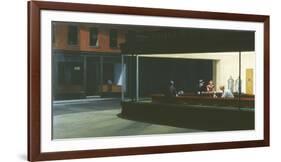 Nighthawks-Edward Hopper-Framed Giclee Print