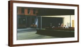 Nighthawks-Edward Hopper-Framed Giclee Print