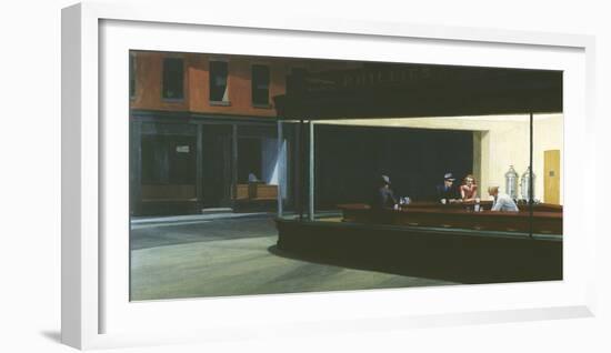 Nighthawks-Edward Hopper-Framed Giclee Print