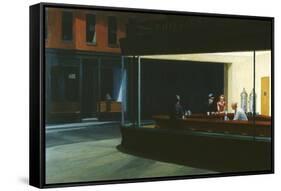 Nighthawks-Edward Hopper-Framed Stretched Canvas