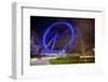 Nightime View of London's Big Wheel-Richard Wright-Framed Photographic Print