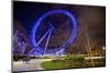 Nightime View of London's Big Wheel-Richard Wright-Mounted Photographic Print