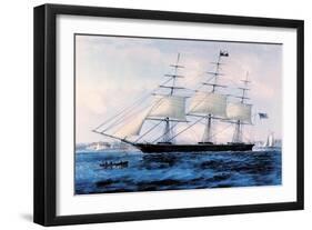 Nightingale-Currier & Ives-Framed Premium Giclee Print