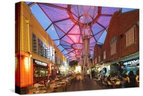 Nightlife, Clarke Quay, Singapore, Southeast Asia, Asia-Christian Kober-Stretched Canvas