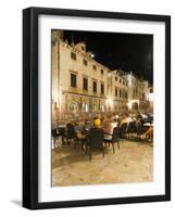 Nightlife, Dubrovnik, Dubrovnik-Neretva County, Croatia, Europe-Emanuele Ciccomartino-Framed Photographic Print