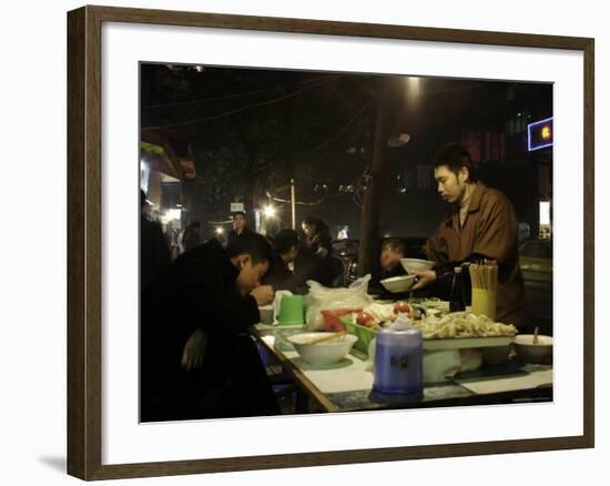 Nightlife in Chongqing, China-Ryan Ross-Framed Photographic Print