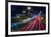 Nightlife in Dubai Marina. Uae. November 14, 2012-Alan64-Framed Photographic Print