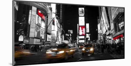 Nightlife in Times Square-Ludo H^-Mounted Art Print