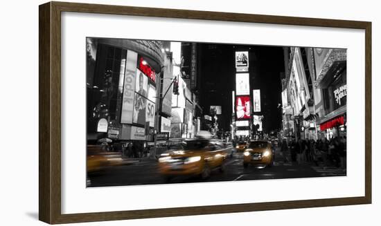 Nightlife in Times Square-Ludo H^-Framed Art Print