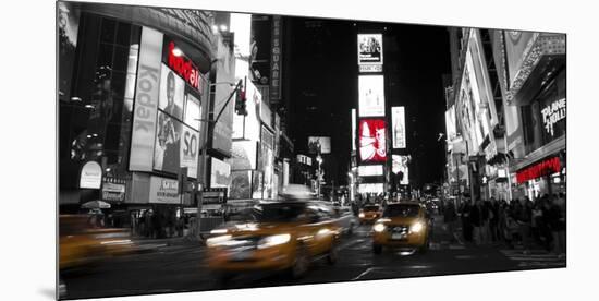 Nightlife in Times Square-Ludo H^-Mounted Art Print