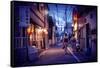 NightLife Japan Collection - Back from work-Philippe Hugonnard-Framed Stretched Canvas