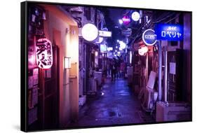 NightLife Japan Collection - Rainy Evening-Philippe Hugonnard-Framed Stretched Canvas