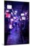 NightLife Japan Collection - Royal Blue-Philippe Hugonnard-Mounted Photographic Print