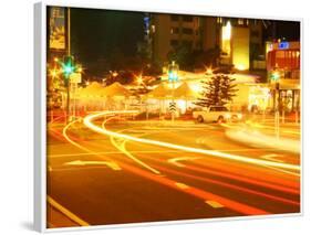 Nightlife, Mooloolaba, Sunshine Coast, Queensland, Australia-David Wall-Framed Photographic Print