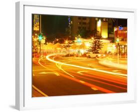 Nightlife, Mooloolaba, Sunshine Coast, Queensland, Australia-David Wall-Framed Photographic Print