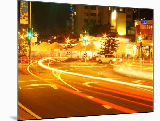 Nightlife, Mooloolaba, Sunshine Coast, Queensland, Australia-David Wall-Mounted Photographic Print