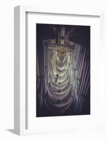 Nightmare, Cathedral Indoor in Fantasy Scene, Ghost-outsiderzone-Framed Photographic Print