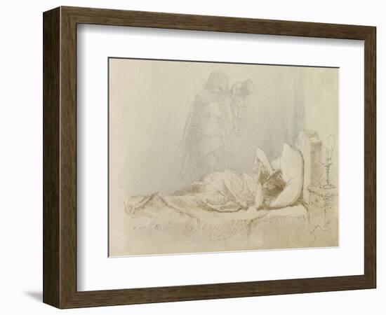 Nightmare; Cauchemar, 1901-Mihaly von Zichy-Framed Giclee Print