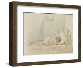 Nightmare; Cauchemar, 1901-Mihaly von Zichy-Framed Giclee Print